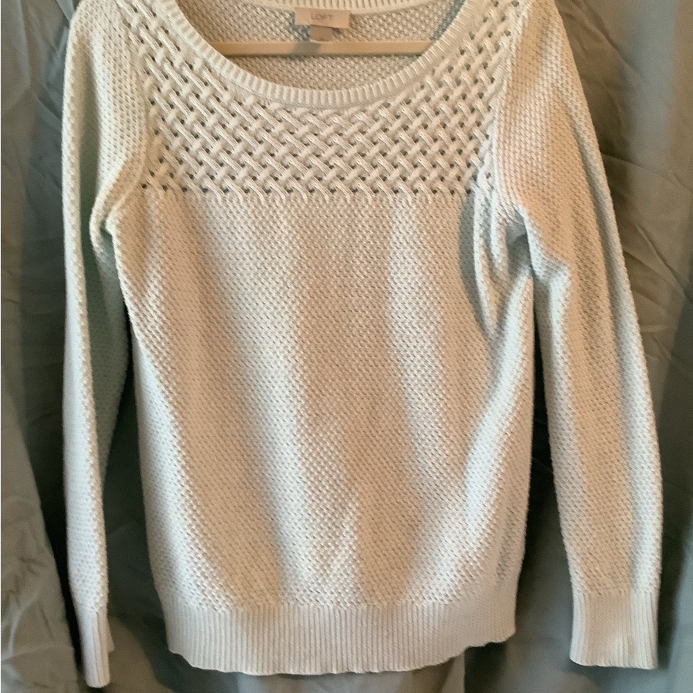 LOFT Light Blue Sweater